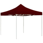 Vidaxl partytent professioneel inklapbaar 2x2 m aluminium bordeauxrood
