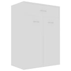 Vidaxl schoenenkast 60x35x84 cm bewerkt hout wit