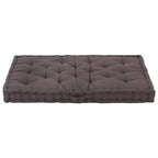 Vidaxl palletvloerkussen 120x80x10 cm katoen antraciet