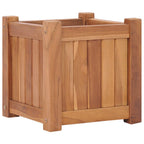 VidaXL Plantenbak verhoogd 30x30x30 cm massief teakhout