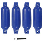 Vidaxl bootstootkussens 4 st 41x11,5 cm pvc blauw