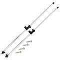 Vidaxl biminitop steunpalen 2 st aluminium