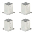 Vidaxl paalankers 4 st 101 mm gegalvaniseerd metaal