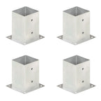 Vidaxl paalankers 4 st 101 mm gegalvaniseerd metaal