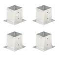 Vidaxl paalankers 4 st 121 mm gegalvaniseerd metaal