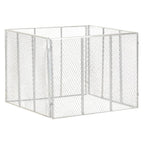 Vidaxl compostbak 100x100x77 cm gegalvaniseerd staal