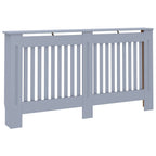 Vidaxl radiatorombouw 152x19x81,5 cm mdf antraciet