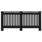 Vidaxl radiatorombouw 172x19x81,5 cm mdf zwart
