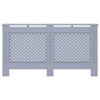 Vidaxl radiatorombouw 152x19x81,5 cm mdf antraciet