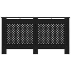 Vidaxl radiatorombouw 152x19x81,5 cm mdf zwart