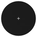 Vidaxl springmat voor 13 feet 3,96 m ronde trampoline stof zwart