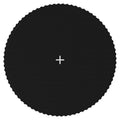 Vidaxl springmat voor 14 feet 4,27 m ronde trampoline stof zwart