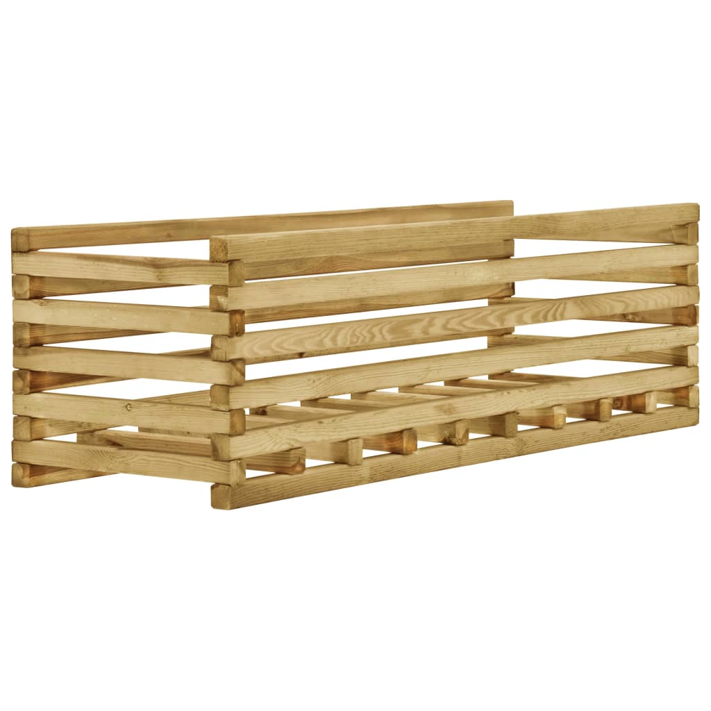 VidaXL Plantenbak verhoogd 120x40x38,5 cm geïmpregneerd grenenhout
