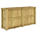 VidaXL Plantenbak verhoogd 196x50x100 cm geïmpregneerd grenenhout