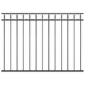 Vidaxl schuttingpaneel staal 1,7x1,2 m zwart