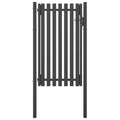 VidaXL Poort 1x2,25 m staal antraciet