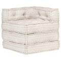 VidaXL Poef modulair stof beige