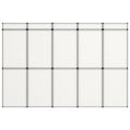 VidaXL Promotiewand met 15 panelen inklapbaar 302x200 cm wit