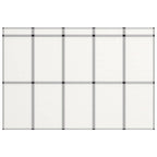 VidaXL Promotiewand met 15 panelen inklapbaar 302x200 cm wit