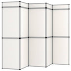 VidaXL Promotiewand met 15 panelen inklapbaar 302x200 cm wit