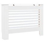 Vidaxl radiatorombouwen 2 st 112x19x81,5 cm mdf wit