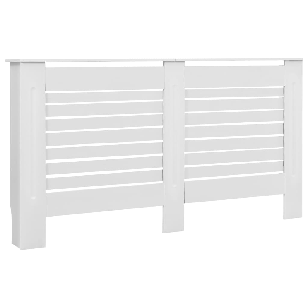 Vidaxl radiatorombouwen 2 st 152x19x81,5 cm mdf wit