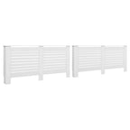 Vidaxl radiatorombouwen 2 st 172x19x81,5 cm mdf wit