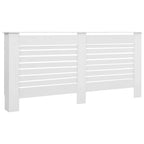 Vidaxl radiatorombouwen 2 st 172x19x81,5 cm mdf wit