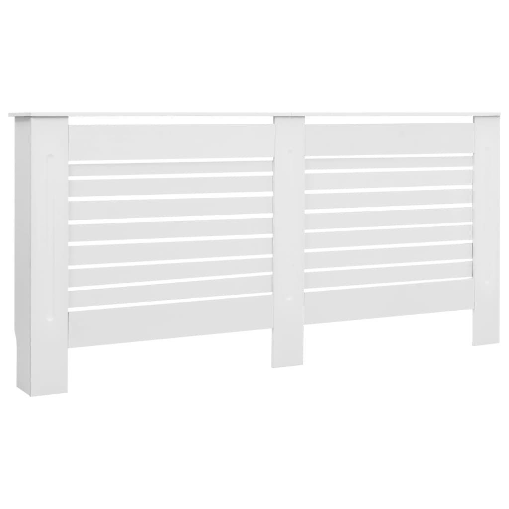 Vidaxl radiatorombouwen 2 st 172x19x81,5 cm mdf wit