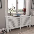 Vidaxl radiatorombouwen 2 st 172x19x81,5 cm mdf wit
