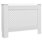 Vidaxl radiatorombouwen 2 st 112x19x81,5 cm mdf wit