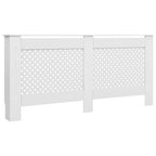 Vidaxl radiatorombouwen 2 st 172x19x81,5 cm mdf wit