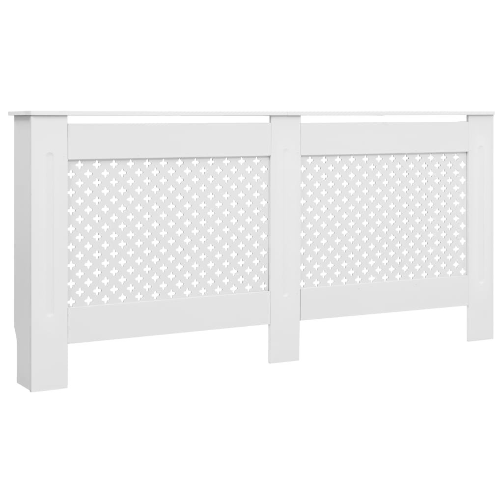 Vidaxl radiatorombouwen 2 st 172x19x81,5 cm mdf wit