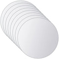 Vidaxl 16 st spiegeltegels rond glas