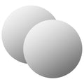 Vidaxl wandspiegels 2 st rond 40 cm glas