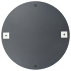 Vidaxl wandspiegels 2 st rond 50 cm glas