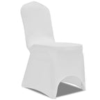 Vidaxl stoelhoezen stretch 24 st wit