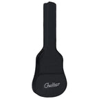 Vidaxl gitaartas voor 4 4 (39 ) klassieke gitaar 100x37 cm stof zwart