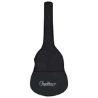Vidaxl gitaartas voor 4 4 (39 ) klassieke gitaar 100x37 cm stof zwart