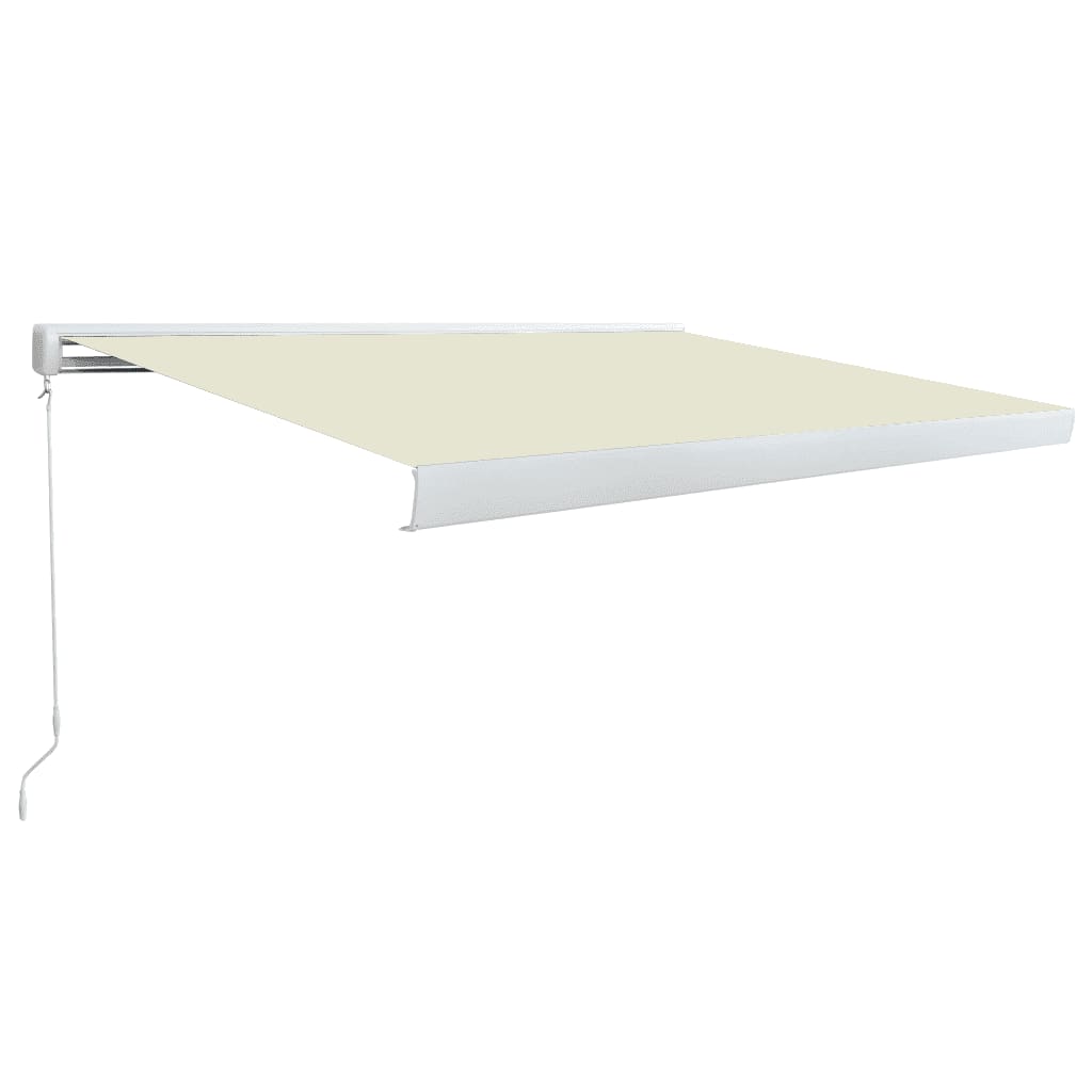 VidaXL Luifel handmatig 350x250 cm crème