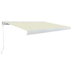 VidaXL Luifel handmatig 350x250 cm crème