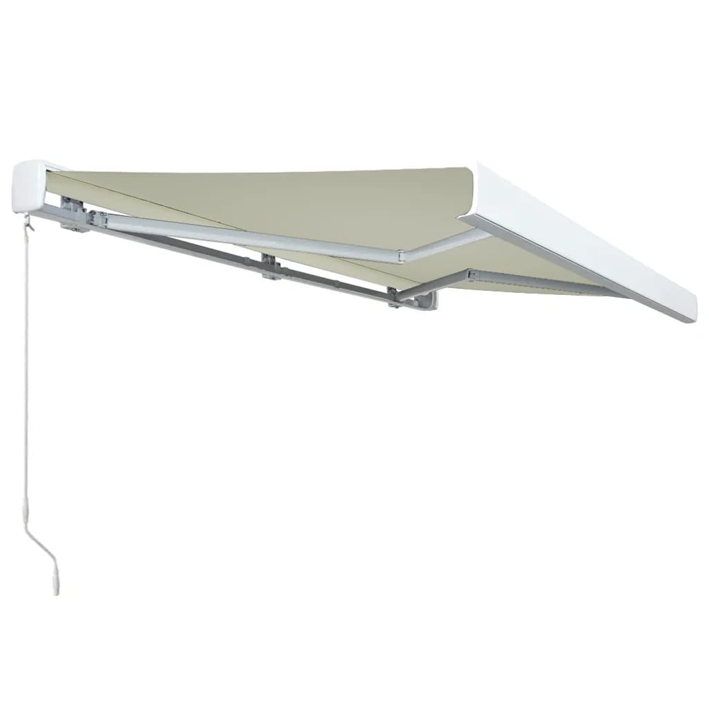 VidaXL Luifel handmatig 350x250 cm crème
