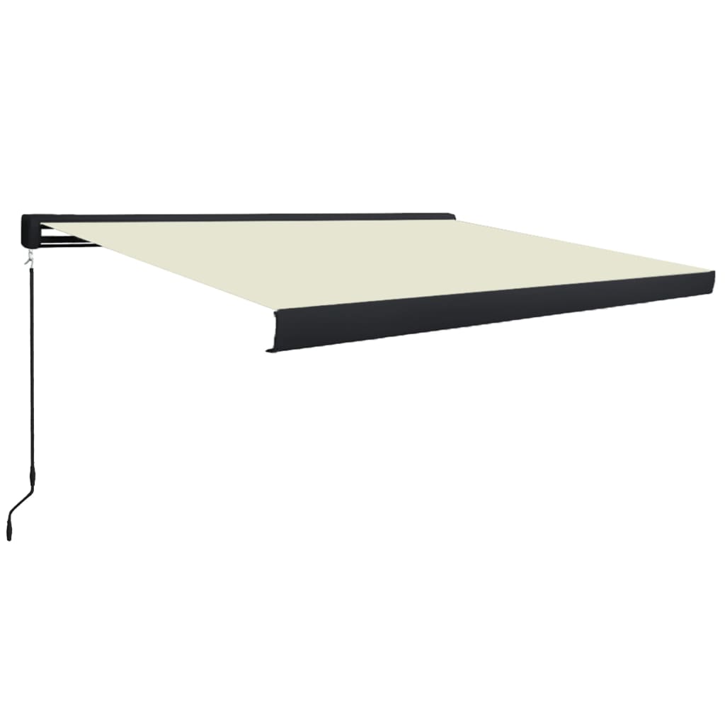 VidaXL Luifel handmatig 350x250 cm crème
