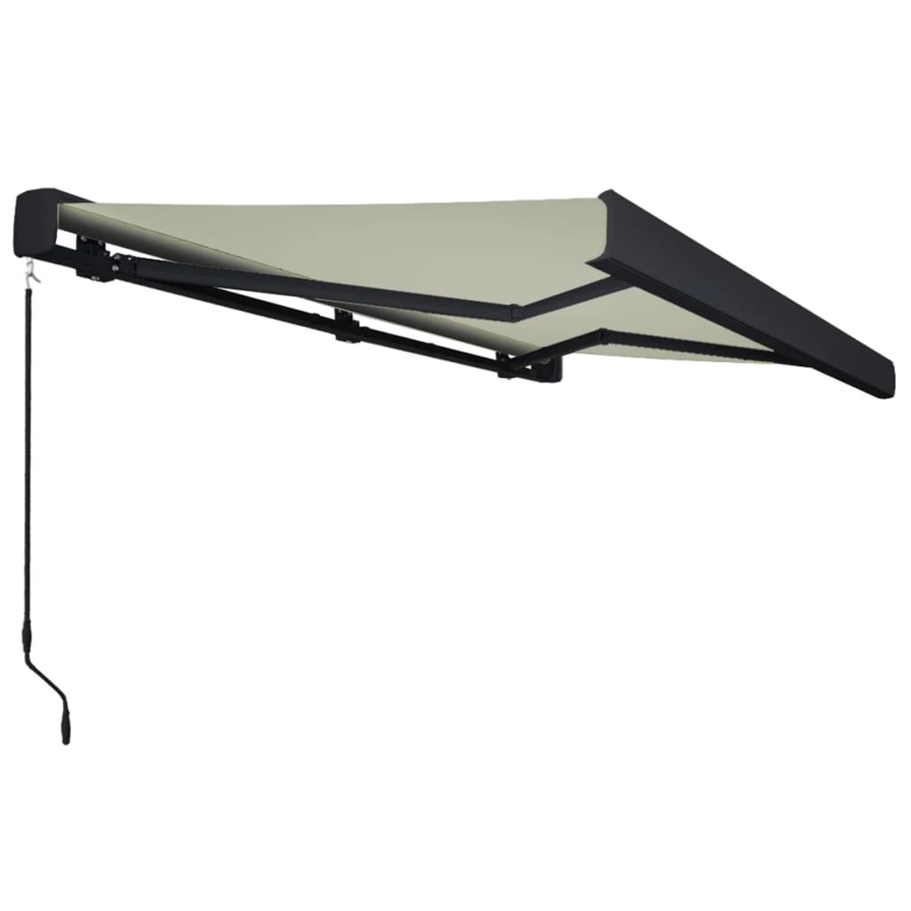VidaXL Luifel handmatig 350x250 cm crème