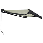 VidaXL Luifel handmatig 350x250 cm crème