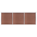 VidaXL Schutting 526x186 cm HKC bruin
