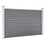 VidaXL Schutting 526x106 cm HKC grijs