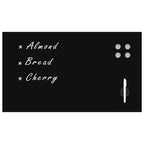 Vidaxl magneetbord wandmontage 120x60 cm glas