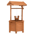 Vidaxl plantenbak wensput 40x40x84 cm vurenhout