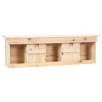 Vidaxl mussenhuis met 5 kamers 68x15x21 cm vurenhout